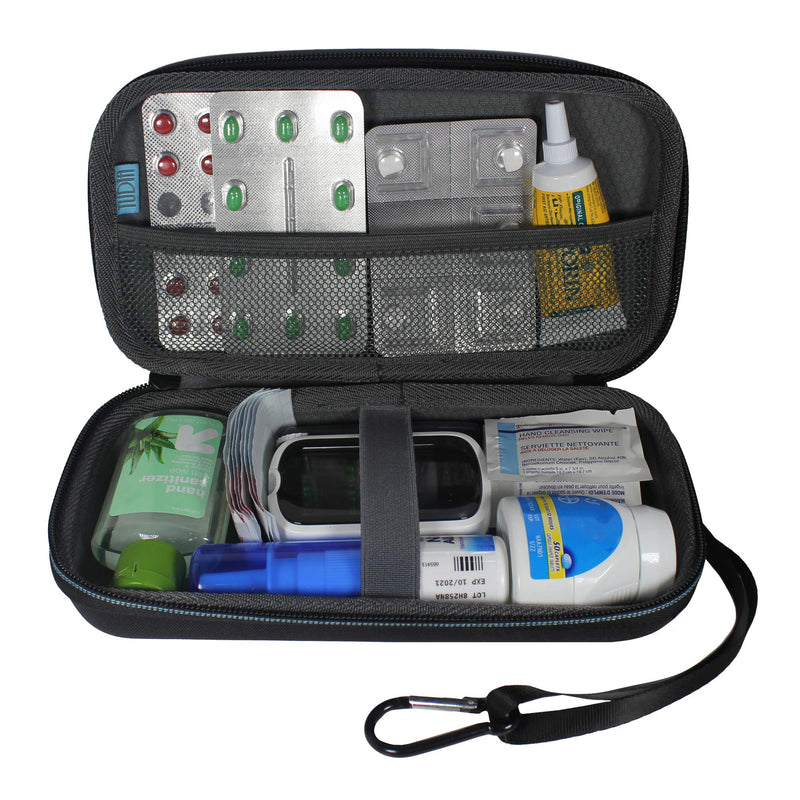 [Australia] - TUDIA EVA Empty Case for Diabetic Supplies Organizer, Portable Travel Case for Glucose Monitor, Insulin Pens, Test Strips, Pills [Case ONLY, Supplies NOT Included] 