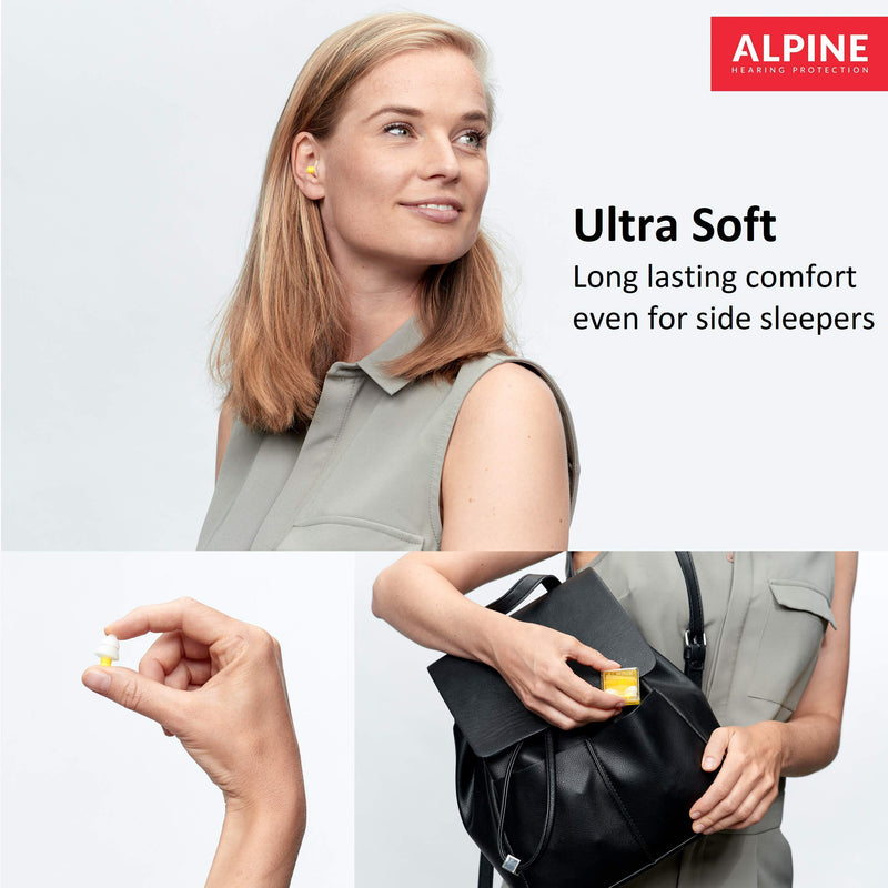[Australia] - Alpine FlyFit Airplane Pressure Relief Earplugs 100x Reusable Hygienic Flying Plugs Prevent Ear Pain & Reduce Noise for Adults - Plane Travel Hearing Protection with Hypoallergenic Ultra Soft Filter 