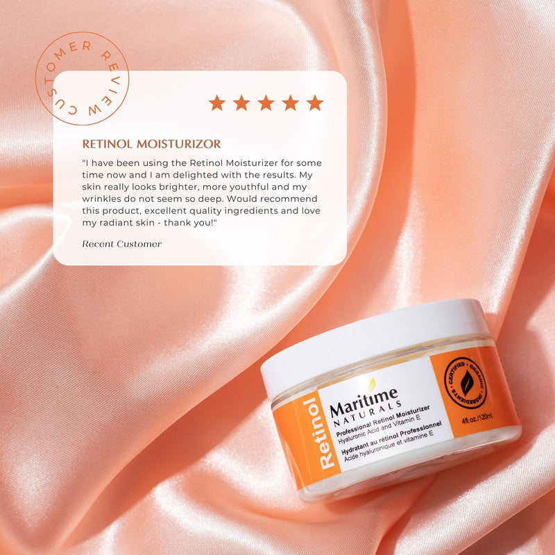 [Australia] - Retinol Moisturizer for Face (120ml) ‚Äì Anti Ageing Face Cream Reduces Scars Ance and Wrinkles with Hyaluronic Acid and Vitamin E 