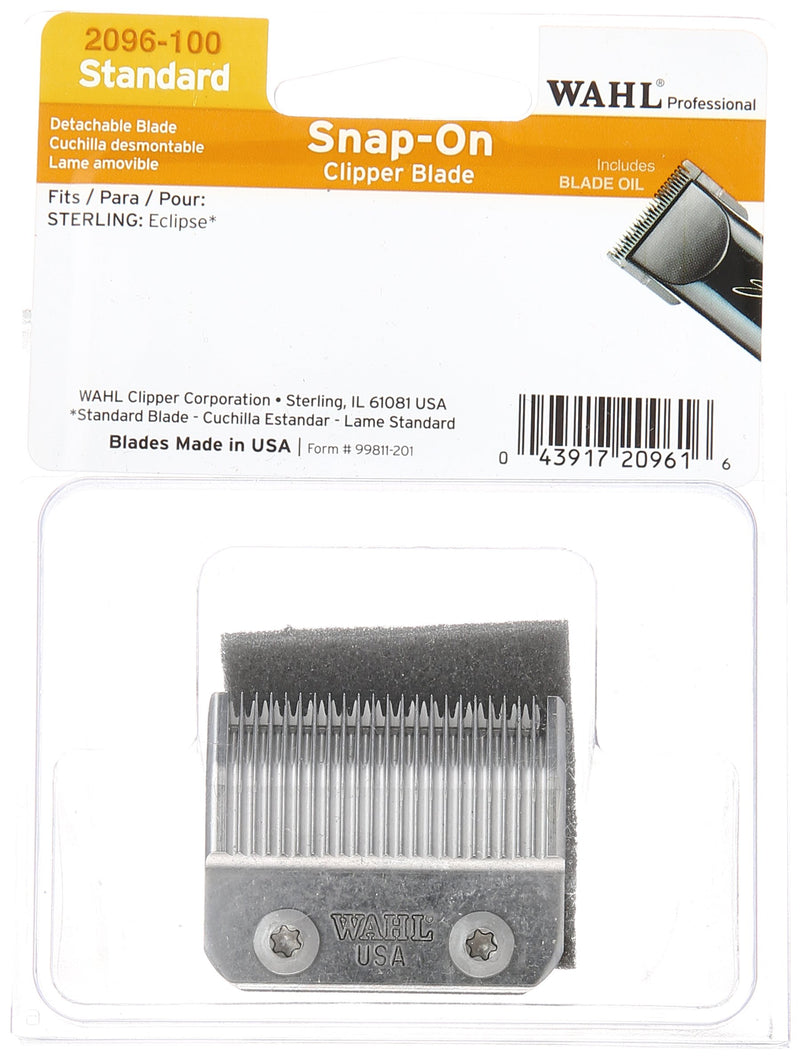 [Australia] - Wahl Professional Snap-On Standard Clipper Blade - 2096-100 - Fits Wahl Professional Sterling Eclispe Clipper. 