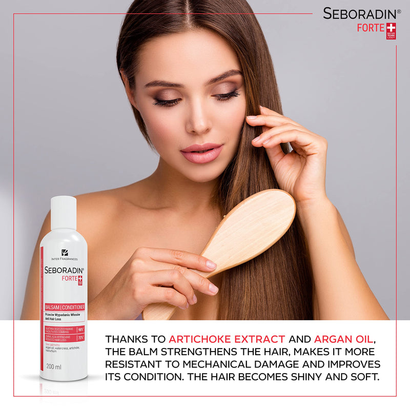 [Australia] - SEBORADIN FORTE Hair Balm for Hair Loss, Hair Thinning Premium Conditioner 200 ml | With Vitamins and Natural Extracts for Thickening and Growth, Natur Technology | Hair & Scalp Treatment | Hair Care 