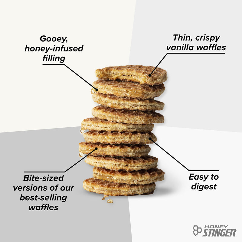 [Australia] - Honey Stinger Organic Mini Vanilla Waffles | Energy Stroopwafel for Exercise, Endurance and Performance | Sports Nutrition for Home & Gym, Pre and Post Workout | 1 Bag, 5.3 Ounce 5.3 Ounce (Pack of 1) 