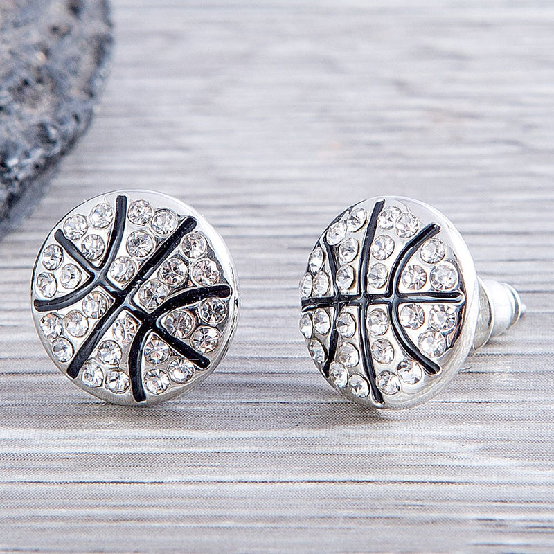 [Australia] - Infinity Collection Basketball Earrings- Basketball Jewelry- Perfect Basketball Gifts 