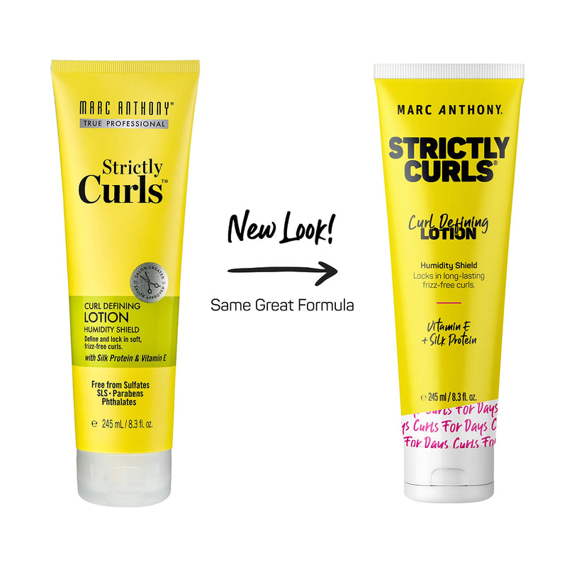 [Australia] - Marc Anthony Strictly Curls Curl Defining Styling Lotion, 8.3 Ounce Tube with Silk Protein and Vitamin E for Curl Definition 8.3 Ounce (Pack of 1) 