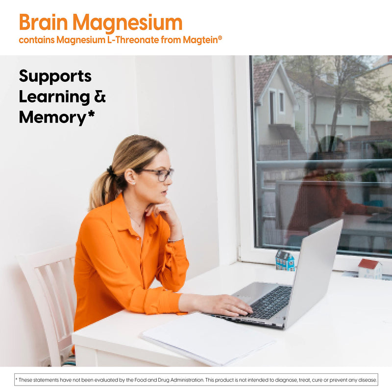 [Australia] - Doctor's Best, Brain Magnesium Vegetable Capsules, 90 Count 