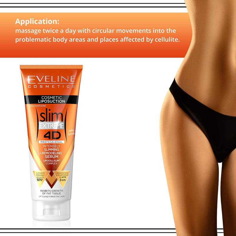 [Australia] - Eveline Slim Extreme 4D Liposuction Body Serum, 8.80 Fluid Ounce 