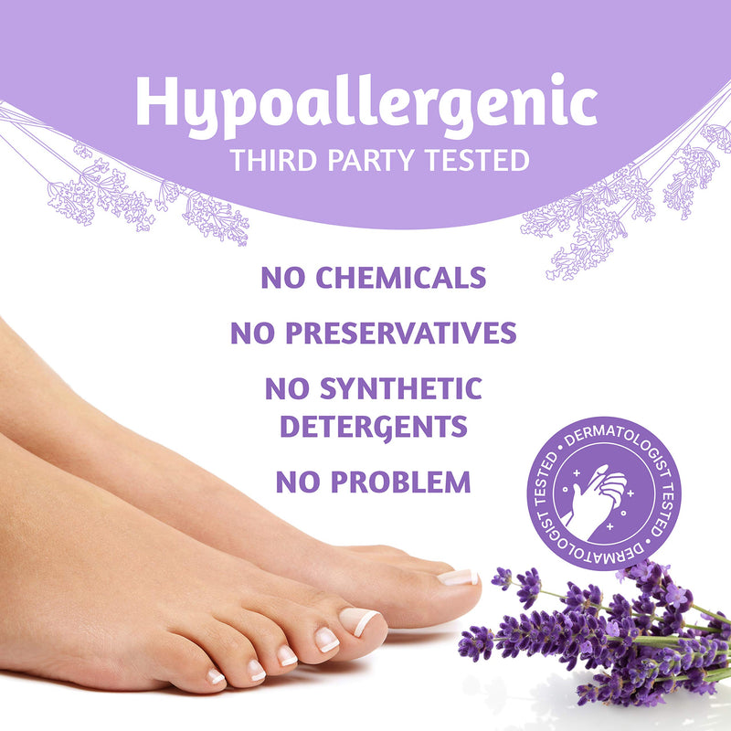 [Australia] - Calming Lavender Foot Soak with Epsom Salt, Made in USA, Antifungal Foot Soak Soothes Sore Tired Feet, Athletes Foot, Stubborn Foot Odor, Softens Calluses & Helps Treat Toenail Fungus, 16 oz 1 lb 