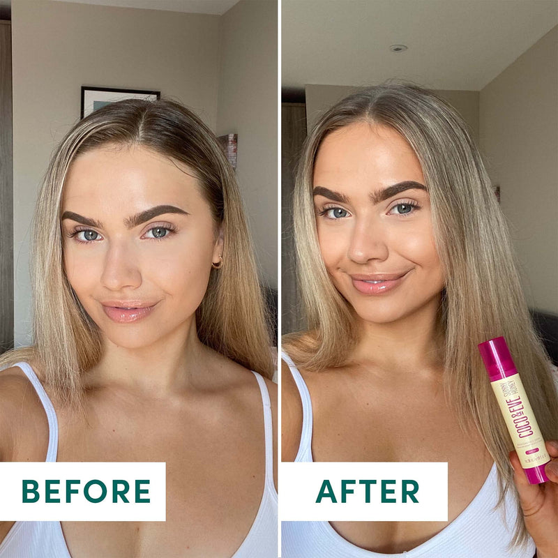 [Australia] - Coco & Eve Sunny Honey Bronzing Face Drops (Dark), Natural Self Tanning Face Drops. Hydrating Hyaluronic Acid. Indoor Sunless Moisturizing Self Tanner. (1 fl oz) Dark 