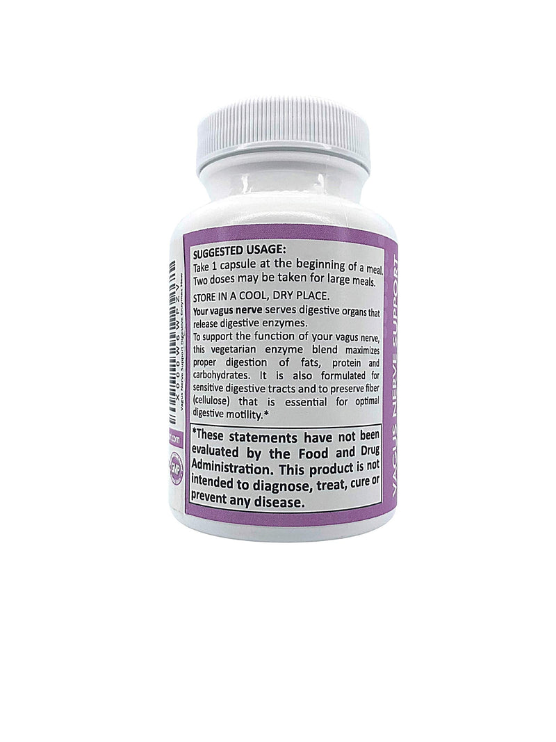 [Australia] - Digestive Enzymes - Vagus Nerve Support™ | Formulated for Sensitive Digestive Tracts | Vegetarian Pancreatic Support | Time-Released | 