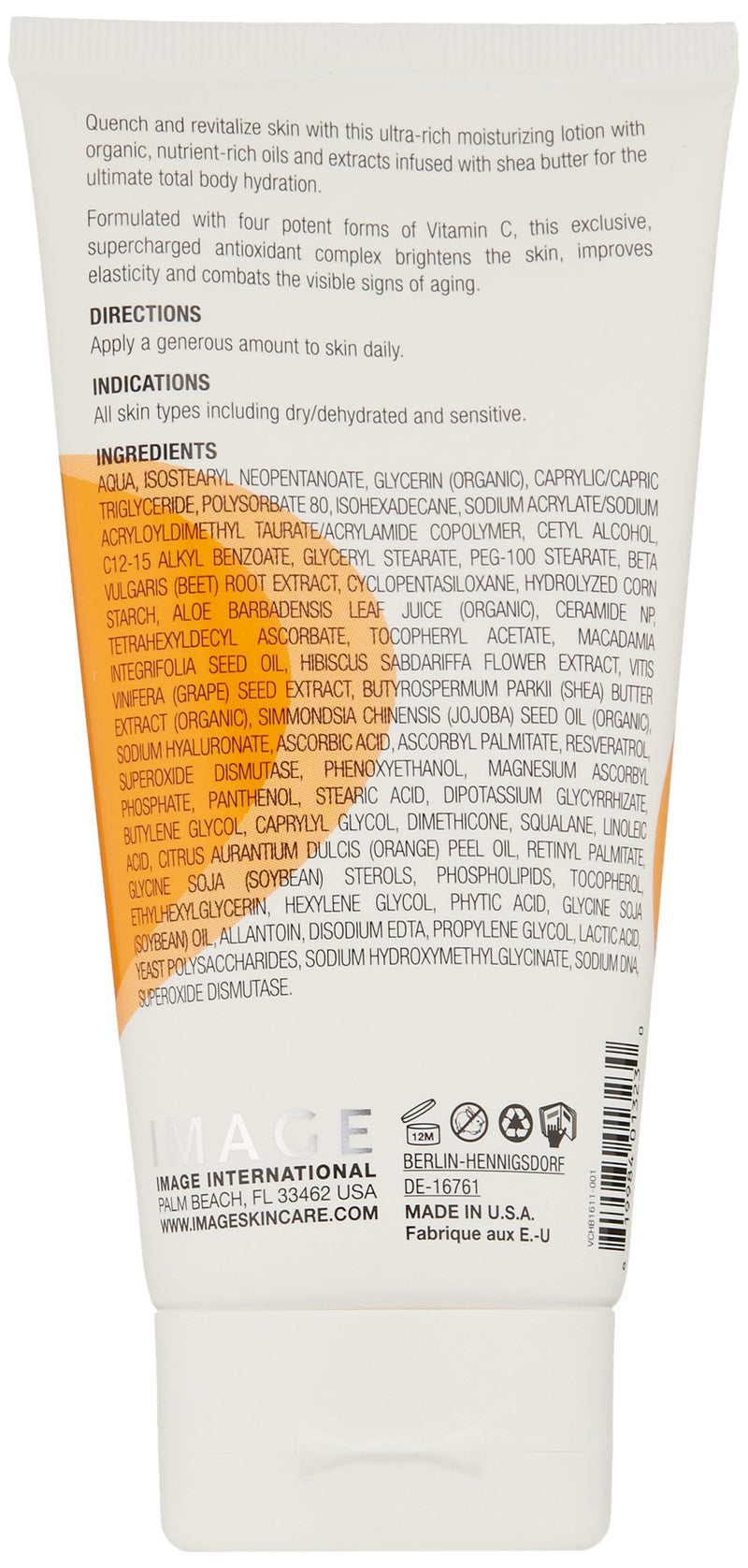 [Australia] - IMAGE Skincare Vital C Hydrating Hand and Body Lotion, 6 oz 