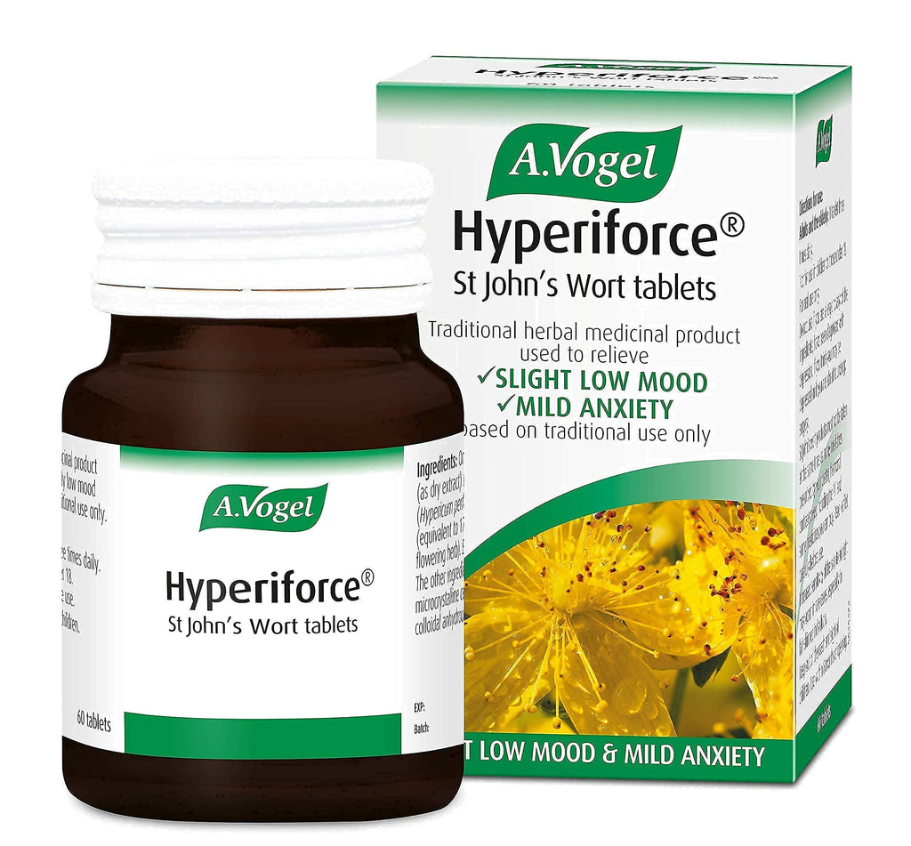 [Australia] - A.Vogel Hyperiforce St John's Wort Tablets | Relieves Symptoms of Slightly Low Mood and Mild Anxiety | 60 Tablets 60 Count (Pack of 1) 