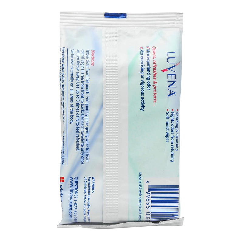 [Australia] - Luvena Feminine Wipes - Soft Wet Wipes for Women - Refresh & Resist Odor - Gynecologist Tested - Flushable Travel Friendly Cleansing Cloths - Cucumber Scented (25 Count, 3 Pack) 25 Count, 3 Pack 