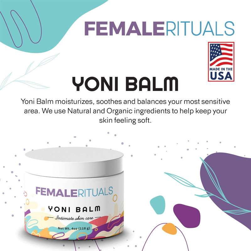 [Australia] - Female Rituals Yoni Balm Vaginal Moisturizer Vulva Balm Cream (4oz) 