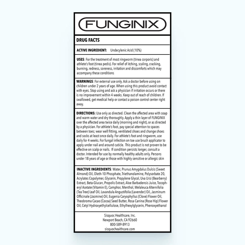 [Australia] - FUNGINIX Healthy Nail Formula - Finger and Toe Fungus Treatment, Made in USA, Eliminate Fungal Infections, Maximum Strength Solution (1 Fluid Ounce) 1 Fl Oz (Pack of 1) 