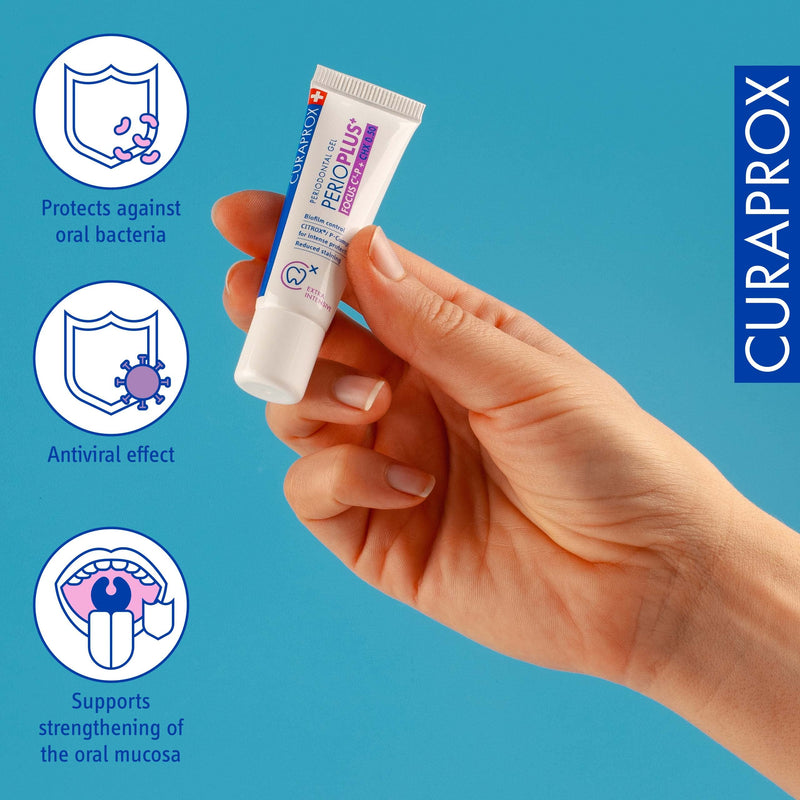 [Australia] - Curaprox PerioPlus+ Focus Gel, 10ml - Oral Gel for Gum Disease Treatment & Enamel Repair. 