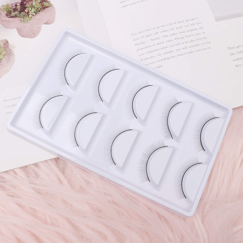 [Australia] - nuoshen 25 Pairs Training Lashes, Eyelash Extension Training Kit Practice Lashes Strips Self Adhesive for Teaching Lashes Extension Supplies 