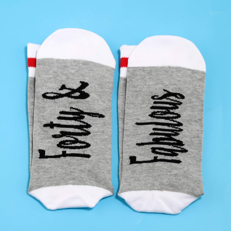 [Australia] - PYOUL 1 Pair 30th/40th/50th Birthday Socks Fifty/Forty And Fabulous Socks Turning 30/40/50 Years Old Gift Forty Fabulous 2.0 1 Pair 