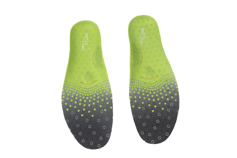 [Australia] - Pro11 Hydro-Tech Sports Orthotic Insoles with Dual layer Impact shell absorber and Metatarsal Support System (6-9, Green) 
