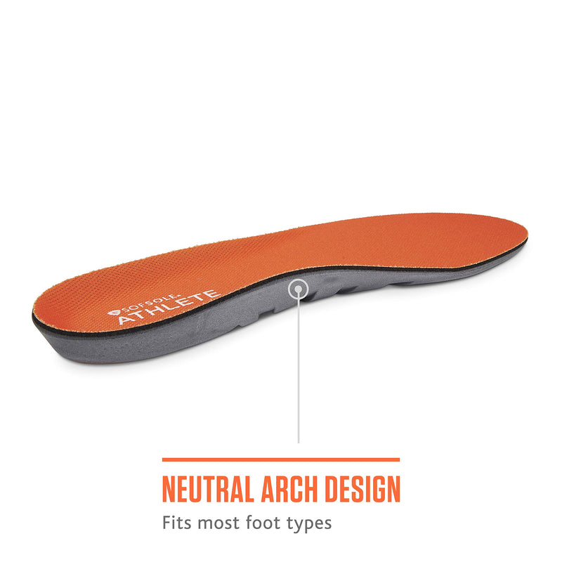 [Australia] - Sof Sole Insoles Women's ATHLETE Performance Full-Length Gel Shoe Insert 8-11 Orange 
