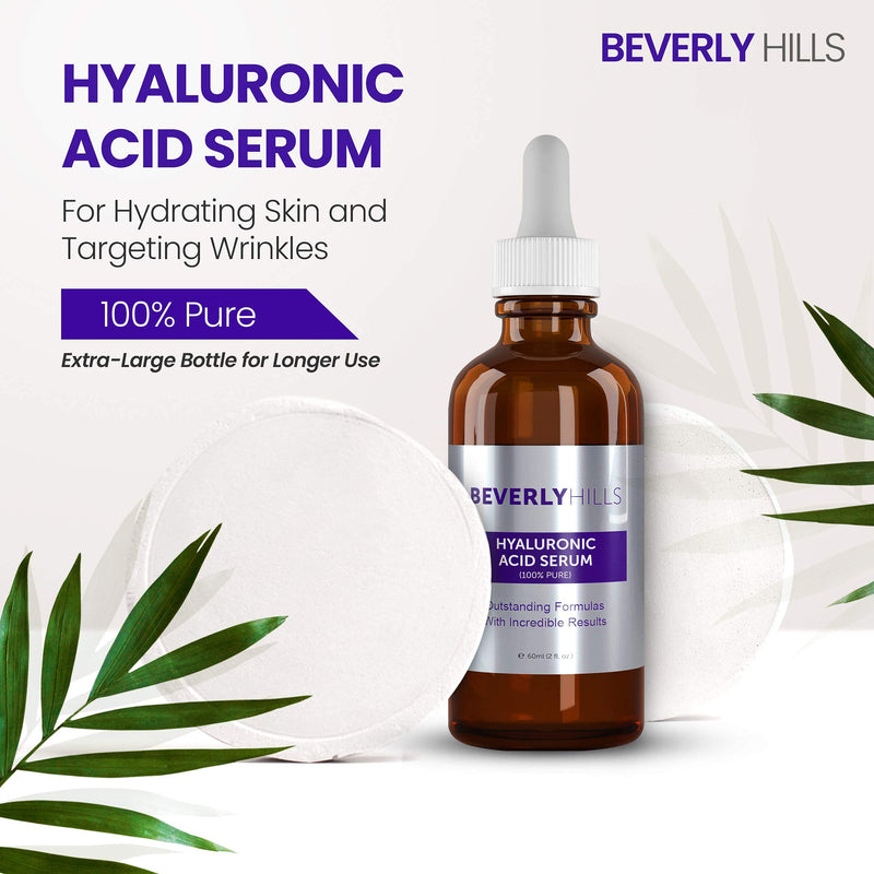 [Australia] - Beverly Hills Hyaluronic Acid Serum for Hydrating Skin and Targeting Wrinkles 60mL 