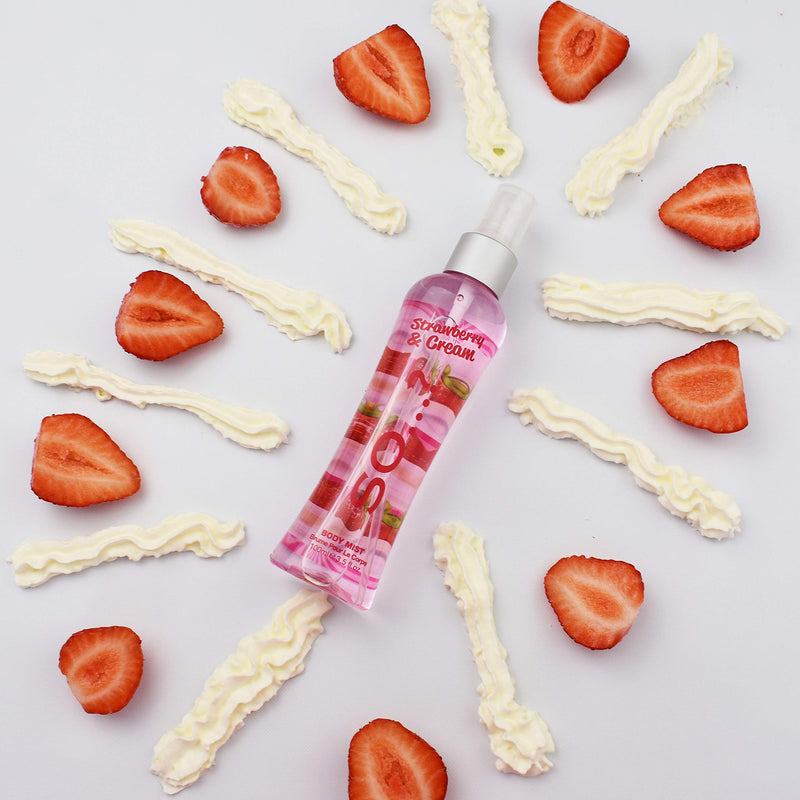 [Australia] - So…? Body Mist By Womens Body Mist Fragrance Spray 100, Strawberry & Cream, 100 ml 