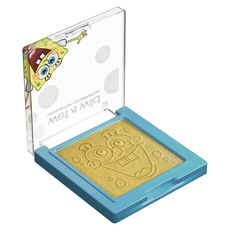 [Australia] - Wet n Wild Highlighter Squarepants Makeup Gold Shimmer Highlighter Makeup 1114232, SpongeBob, 0.19 Ounce 