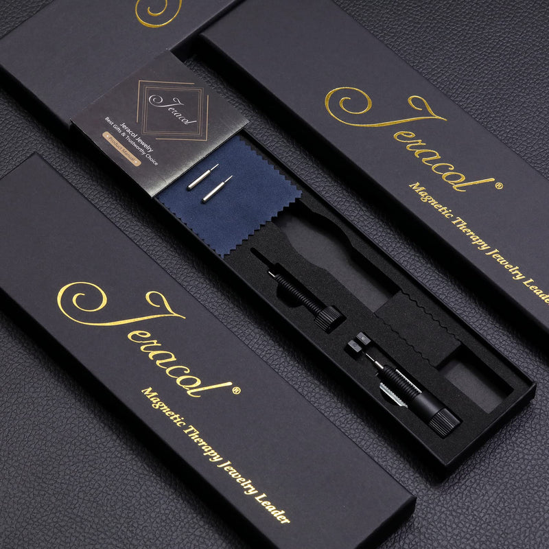 [Australia] - Jeracol 99.99% Soild Copper Magnetic Bracelets for Men,3X Ultra Strength Magnets(3500 Gauss) Magnetic Wristband Brazaletes for Valentine's Day Gift,Adjustable Size&Jewelry Gift Box 