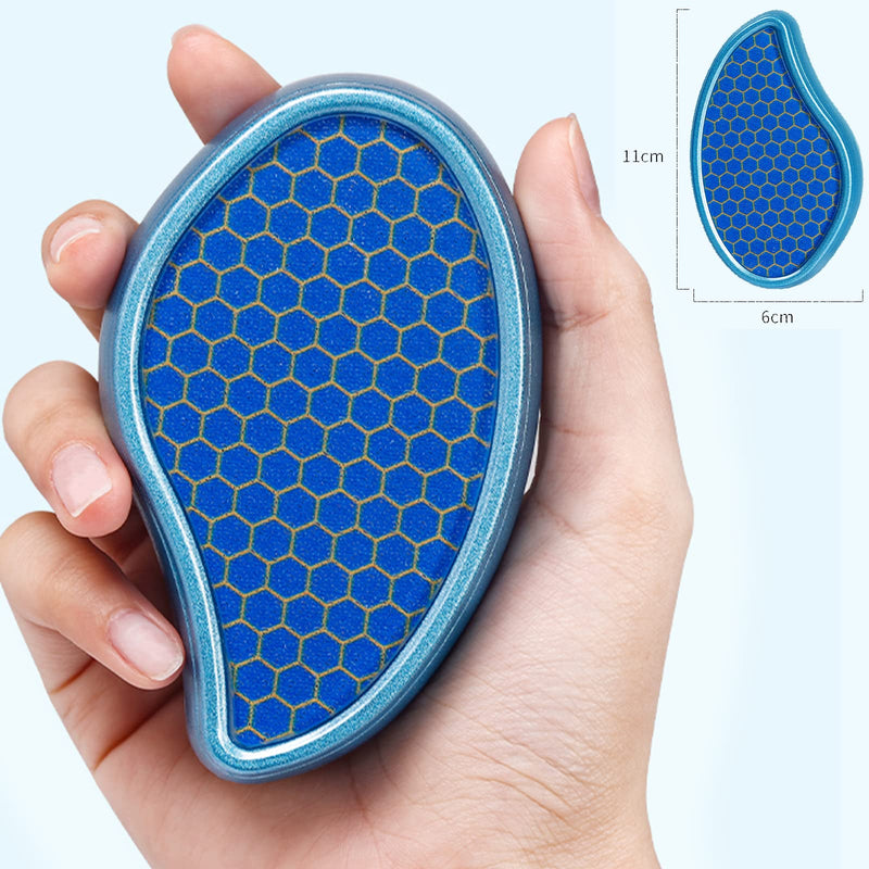 [Australia] - 2 in 1 Wet & Dry Pedicure Foot Grater,Quick, Safe and Effective Callus Dead Skin Remover for Feet Nano Glass Foot File for Hard Skin 