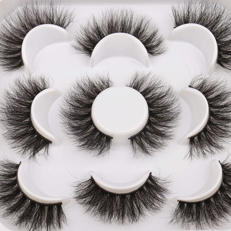 [Australia] - JIMIRE False Eyelashes Fluttery Faux Mink Lashes Pack Fluffy Crisscross Volume Lashes for Baby-doll Look 
