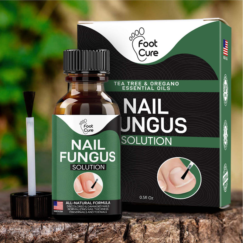 [Australia] - Foot Cure Extra Strong Nail & Toe Fungus Treatment - Made In USA, Best Nail Repair Set, Fungi Fingernail & Toenail Solution, Fix & Renew Damage Fungal Nail, Broken, Cracked & Discolored Nails, 2 Pack 