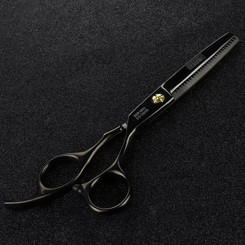 [Australia] - hairstylist Hairdressing professional studio Hair Scissors and Thinning Scissors 6 inch Hairdressing Equipment steel tools (2pcs) 2pcs 