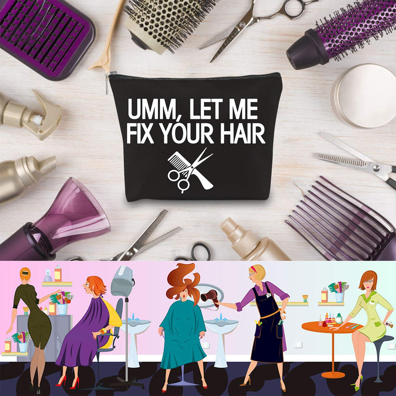 [Australia] - WCGXKO UMM LET ME FIX YOUR HAIR Makeup Bag (LET ME FIX YOUR HAIR) 