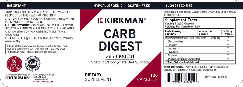 [Australia] - Carb Digest with Isogest® 