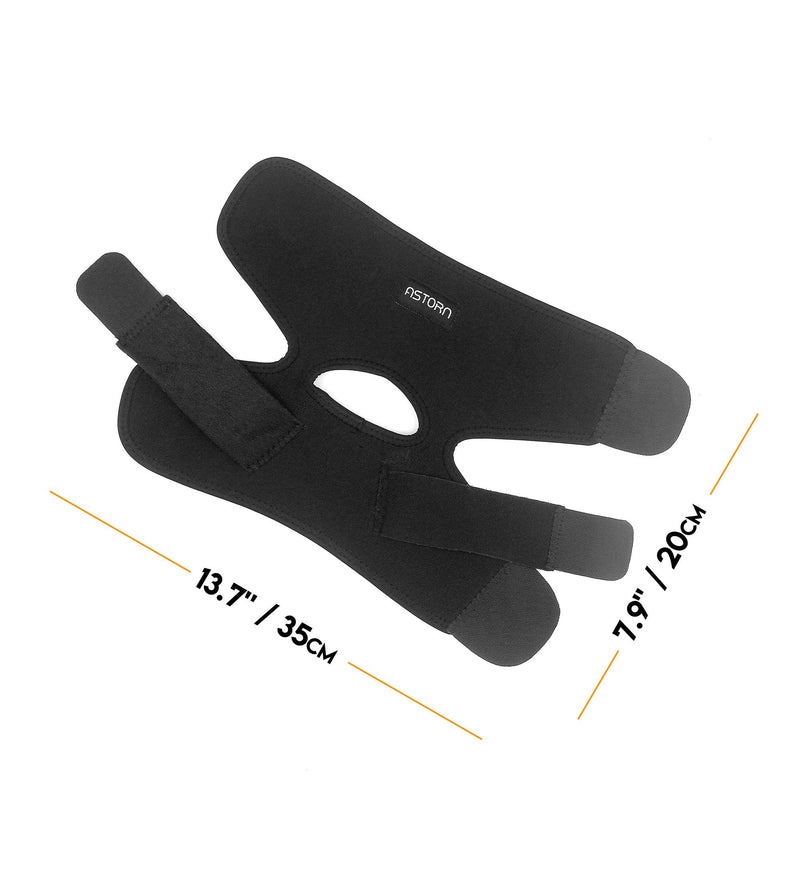 [Australia] - Ankle Brace & Achilles Tendon Support Sleeve by Astorn. Ankle Compression Sleeve for Plantar Fasciitis Relief, Heel Spurs - Achilles Tendonitis Brace for Men and Women. One Size Fits Both Feet Ankle Support Wrap for Running & Everyday Wear. 
