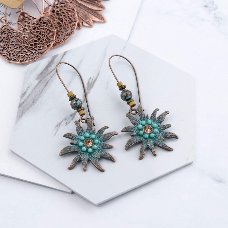 [Australia] - AROIC 18-20 Pairs Fashion Colorful Earrings Set with Tassel Earrings or Bohemian Earrings for Women Girls Jewelry Fashion and Valentine Birthday Party Gift. 18 pairs of Bohemian styles 