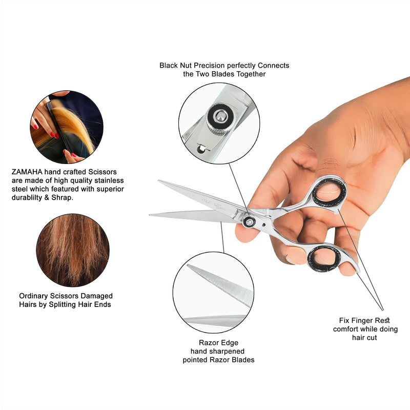 [Australia] - Lefty Hairdresser professional Hair Razor scissors left-handed 6.5 inch hair scissors (Cutting Scissors+Thinning Scissors) 