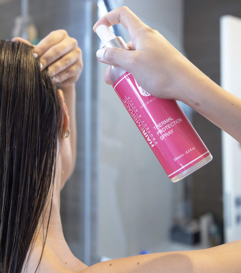 [Australia] - Hairworthy Hairembrace Heat Protection Spray for Thermal Styling. Restore Shine to your Hair, Anti-Frizz, Protect & Style. 