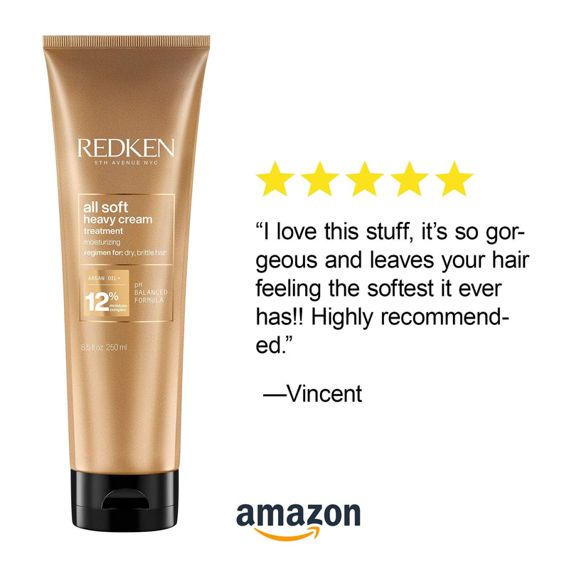 [Australia] - Redken | All Soft | Heavy Cream Treatment | Argan Oil | For Softer Smoother Hair | 250ml 