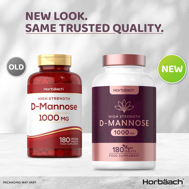 [Australia] - D-Mannose 1000mg | 180 Vegan Tablets | UTI & Cystitis Support for Men & Women | High Strength Natural Relief, Simple Sugar Supplement | Vegan/Vegetarian Friendly | No Artificial Preservatives 