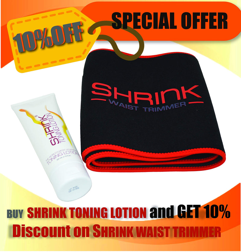 [Australia] - Shrink Toning Lotion ‚Äì Heat Activated Skin Tightening Cream for Body - Reduces the Appearance of Cellulite and Stretch Marks with Caffeine, Vitamin E and CoQ10 (8 oz tube) 