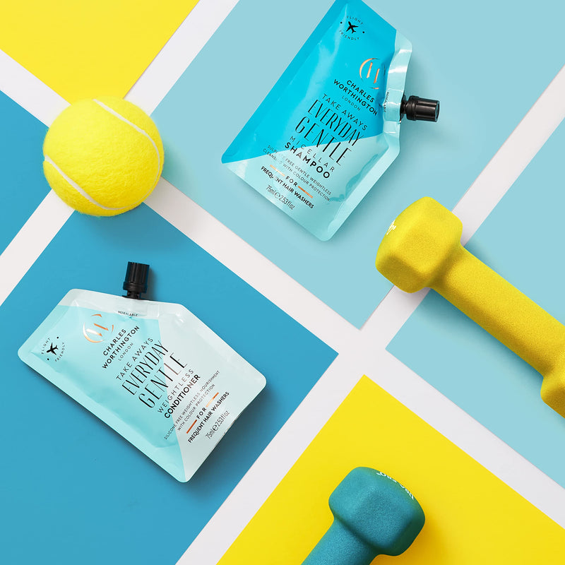[Australia] - Charles Worthington Everyday Gentle Micellar Shampoo with Weightless Conditioner Takeaway 