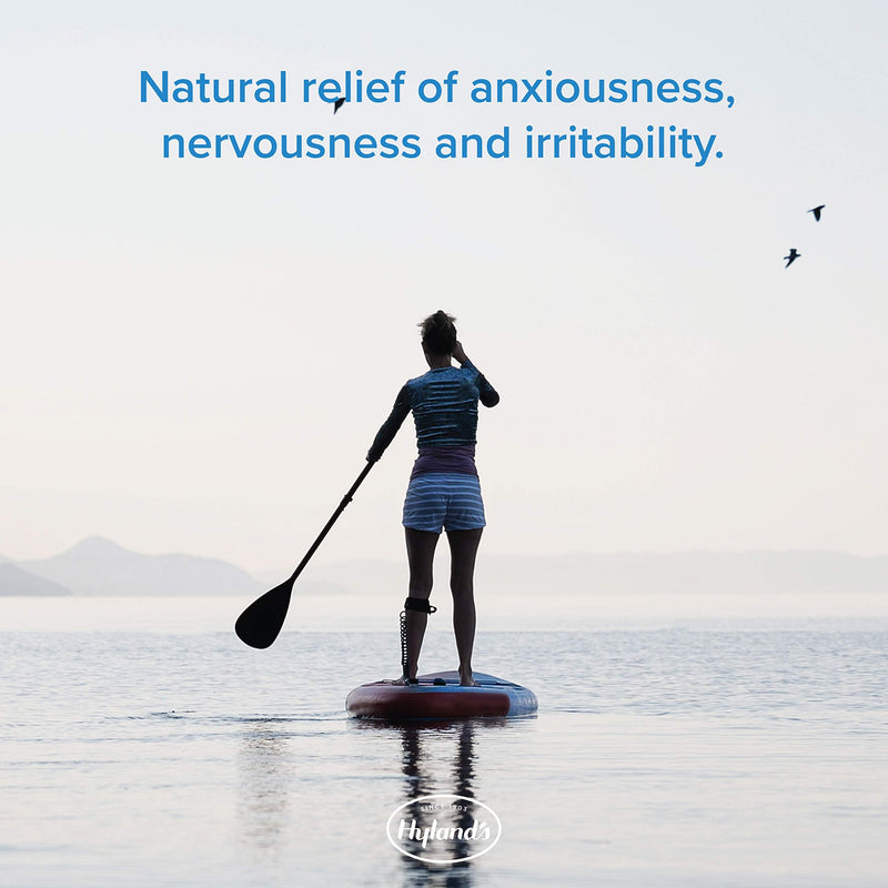 [Australia] - Hyland's Naturals Calm Tablets, Stress Relief Supplement, Natural Relief Of Anxiousness, Nervousness, And Irritability, 50 Count 