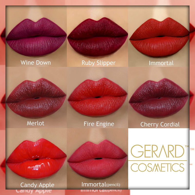 [Australia] - Gerard Cosmetics HydraMatte Liquid Lipstick IMMORTAL - MATTE FINISH STAY ALL DAY, Comfortable long wear CRUELTY FREE & USA MADE 