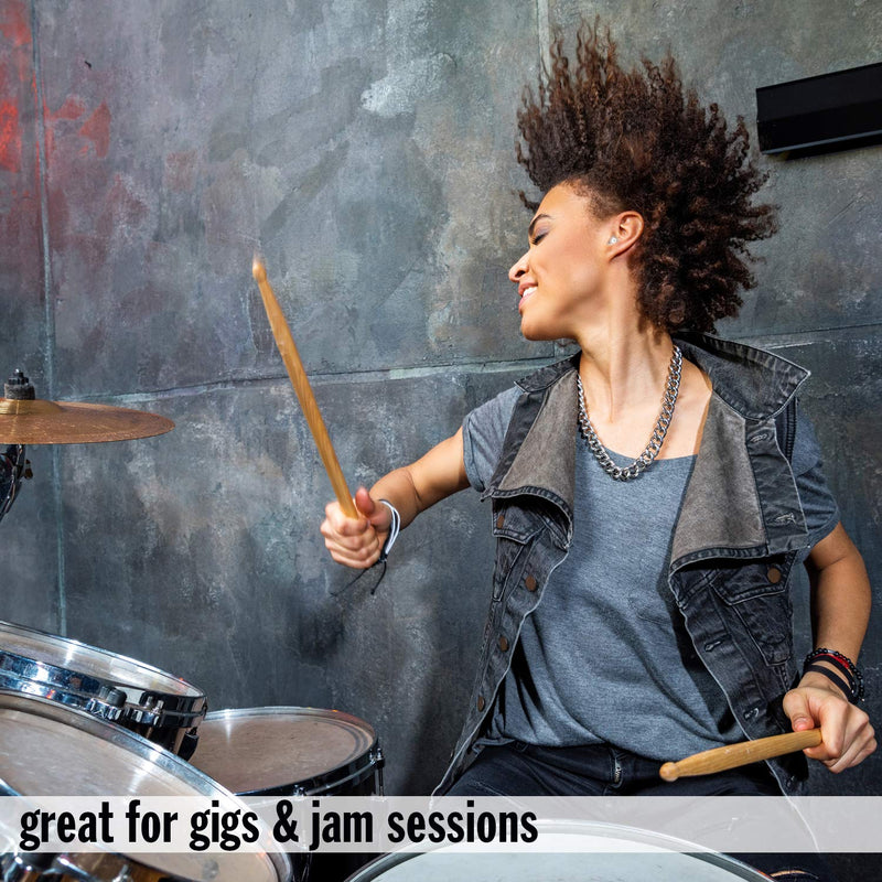 [Australia] - Mack's High Fidelity Ear Plugs for Concerts, Musicians, Motorcycles, Noise Sensitivity - 1 Pair (2 Comfort Tip Sizes) - Clear Hear Plugs with Case 