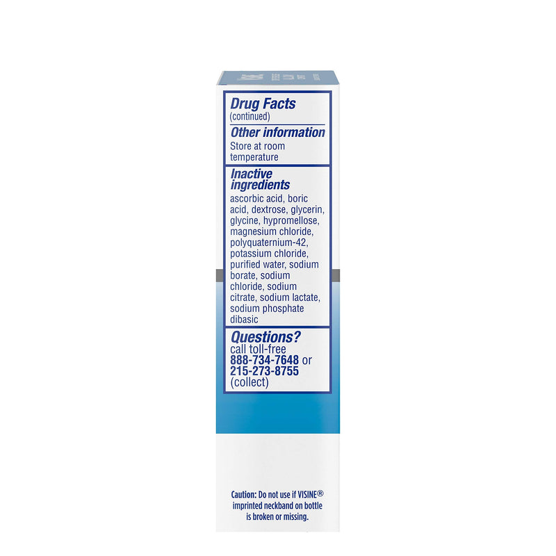 [Australia] - Visine Dry Eye Relief All Day Comfort Lubricant Eye Drops for Up to 10 Hours of Comfort, Dry Eye Drops with Polyethylene Glycol, 0.5 fl. oz Comfort and relief 