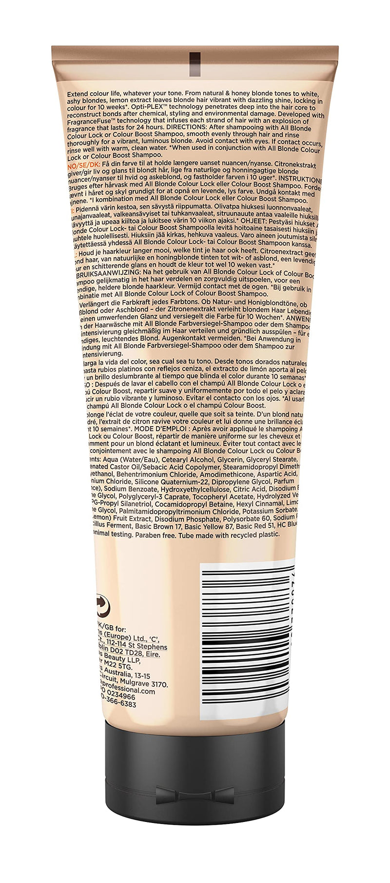 [Australia] - Fudge Professional All Blonde Colour Lock Conditioner, 250 ml 
