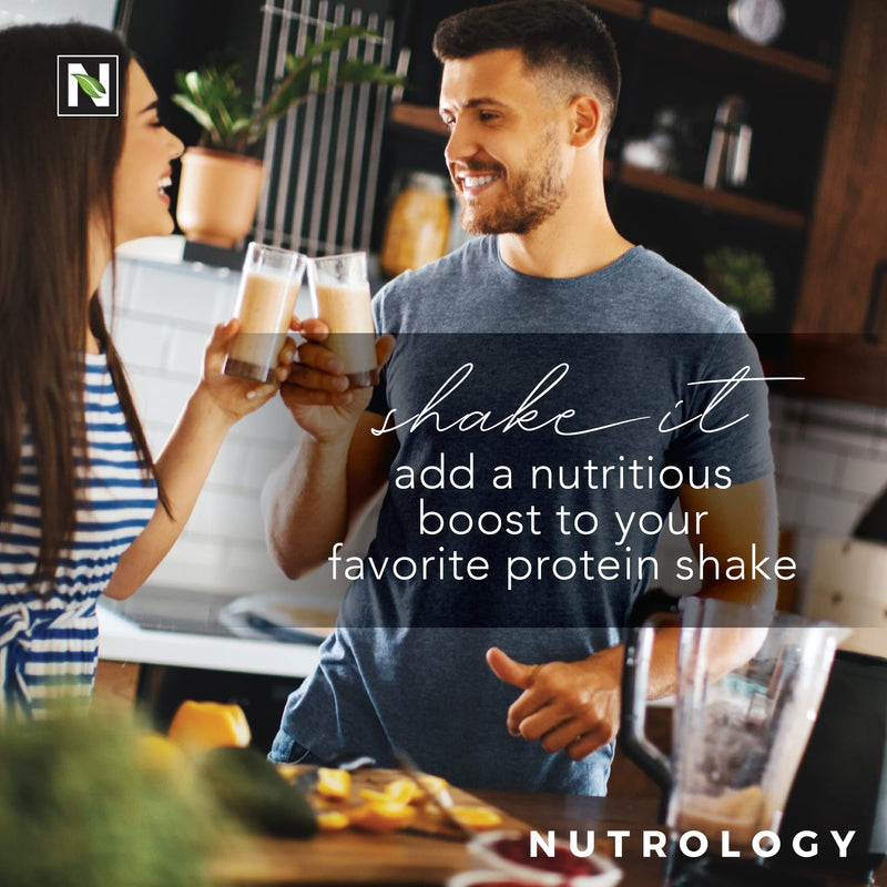 [Australia] - Greens & Fruits-Naturally Sourced Fruits, Vegetables, Greens, Beet Powder & Mushroom Blend - Probiotics, Digestive Enzymes, Fiber, Antioxidants, Immune Support - Vanilla Cinnamon-30 Servings 