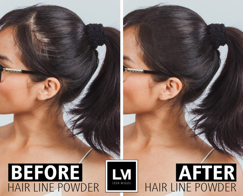 [Australia] - LEON MIGUEL Hair Line Powder - concealer/counter powder - 4g hair thickening and hair filler with shadow make-up waterproof (LIGHT BLONDE) LIGHT BLONDE 