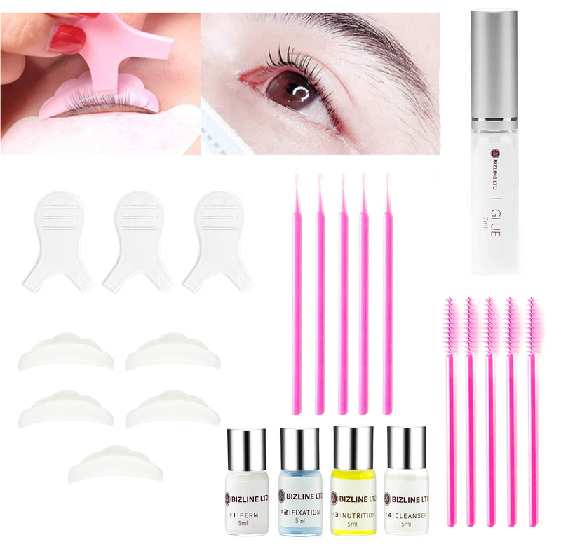 [Australia] - Eyelash Professional All in One Full Perm Lift Kit for Curling,Lifting,Semi-Permanent Lash Extension and Perming Wave with ALL Tools Suitable for Home and Salon Use. 