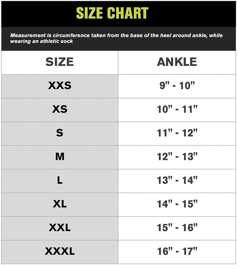 [Australia] - DonJoy Stabilizing Pro Ankle Support Brace, Black, Medium Medium (Pack of 1) 